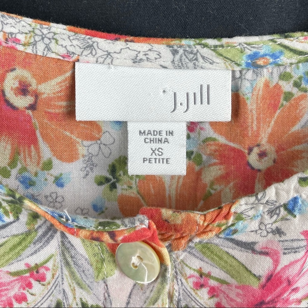 J Jill floral rayon top - Picture 4 of 7
